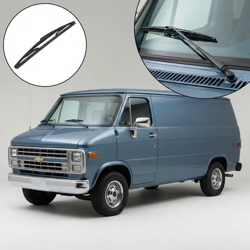 Passenger Side Wiper Blade for Chevrolet G30 Van (1970 - 1974) - 1